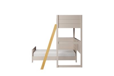 تخت دو طبقه دژ با نردبان چوبی