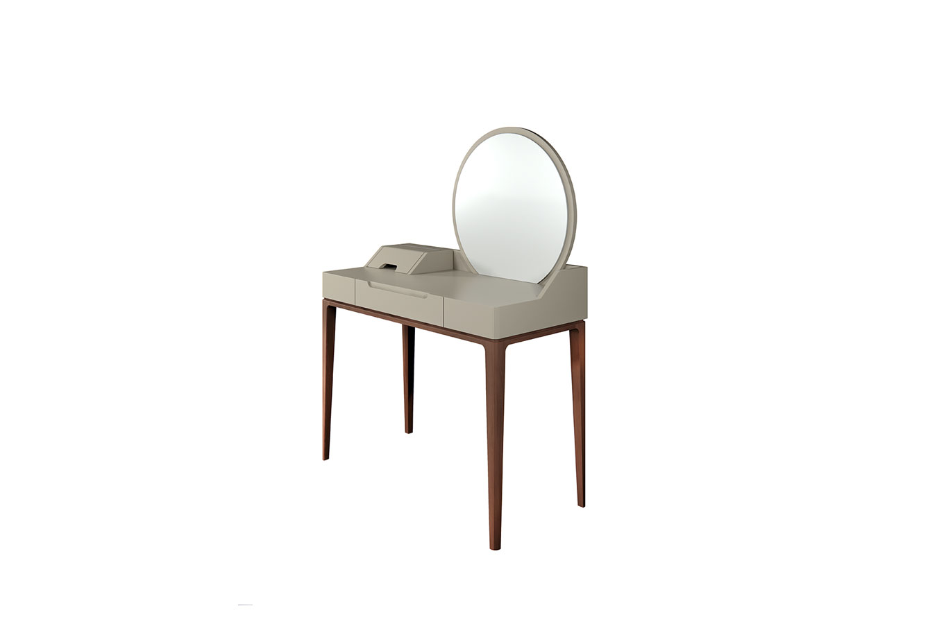 میز آرایش رابین با پایه ی چوب راش