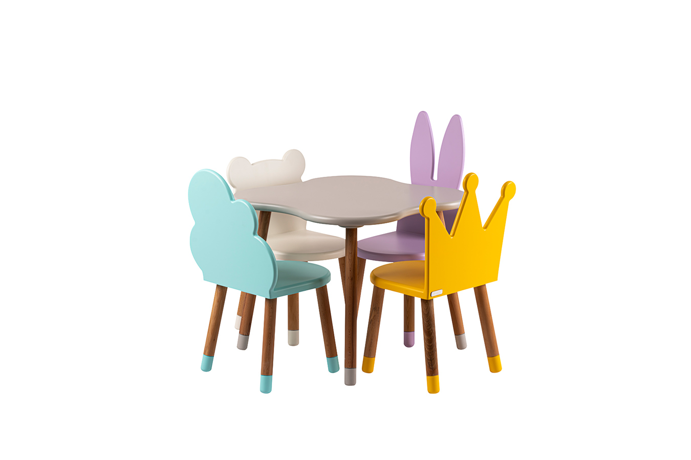 صندلی عروسکی خرسی با پایه 5 سانتی