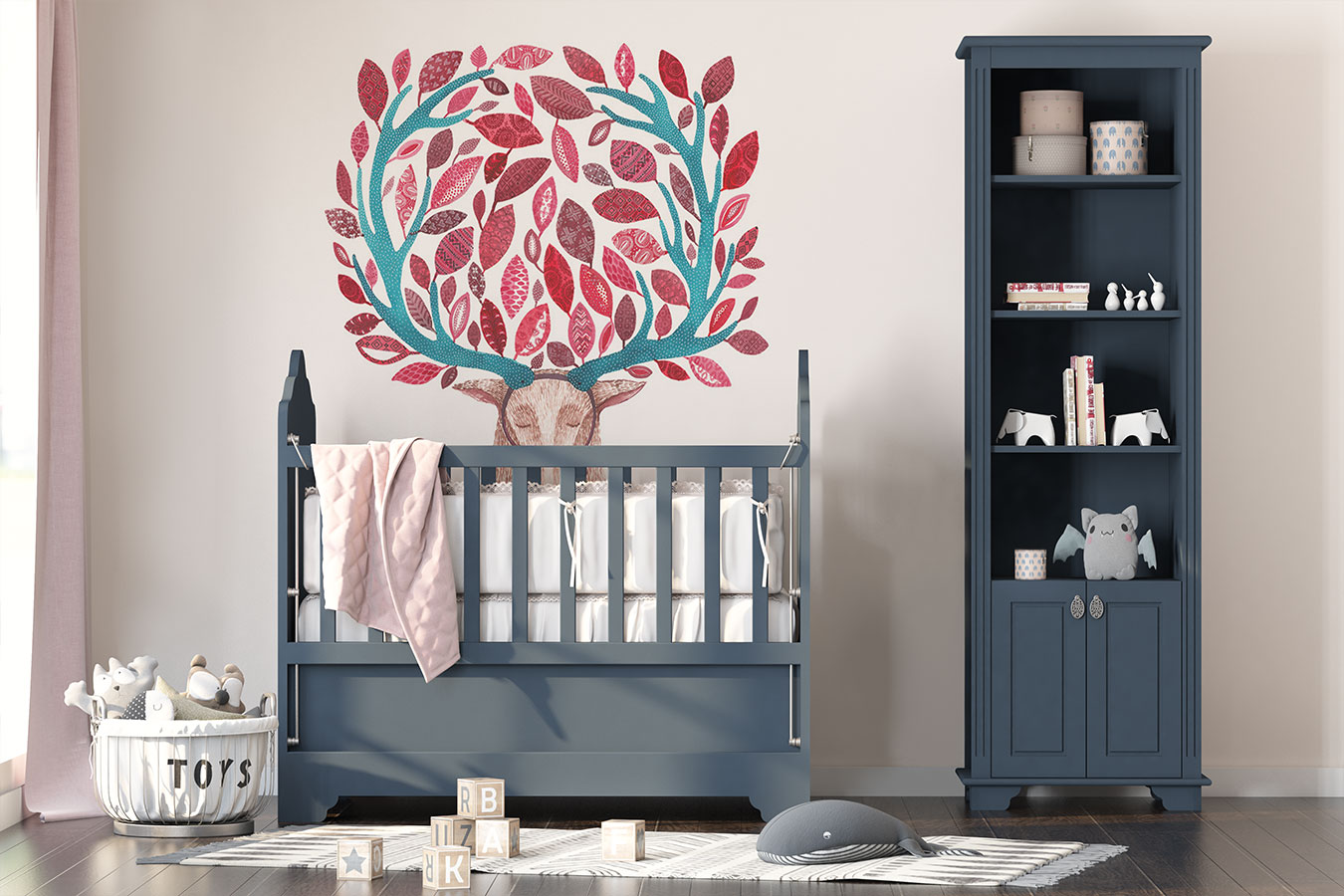 تخت خواب نوزاد آسانسوری باراد