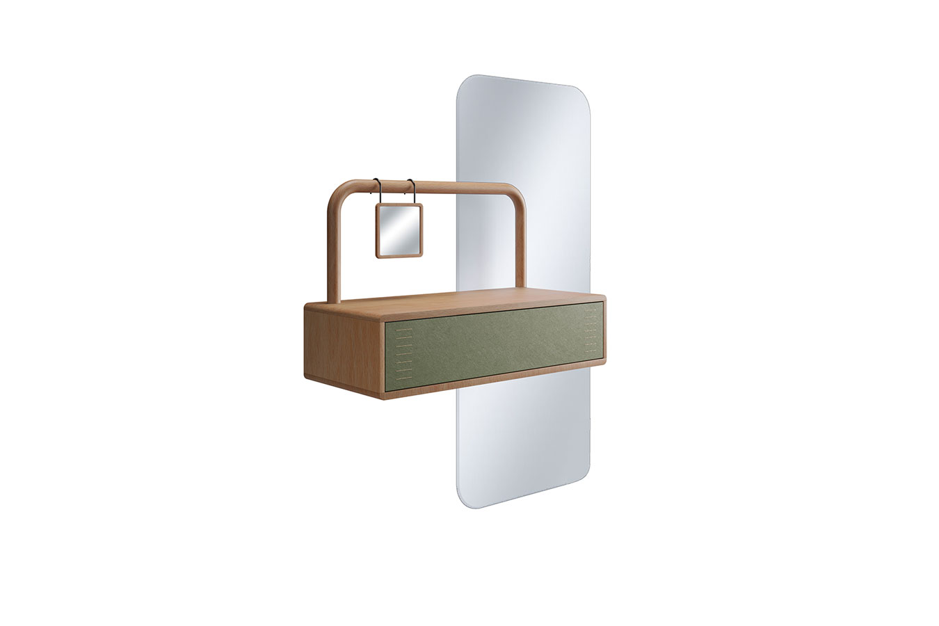 میز آرایش هور بدون نور راش