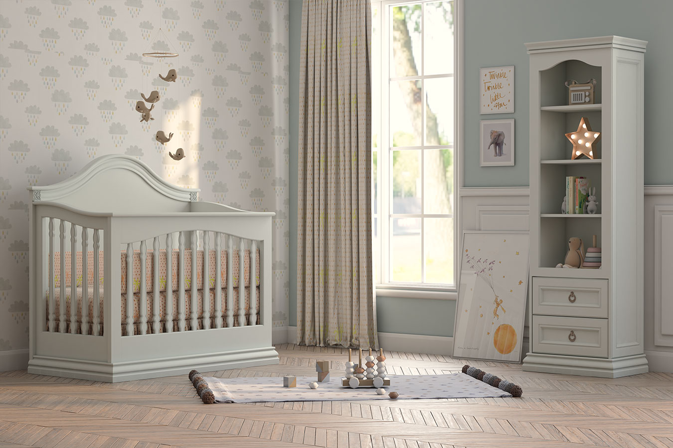 تخت خواب نوزاد ویکتوریا