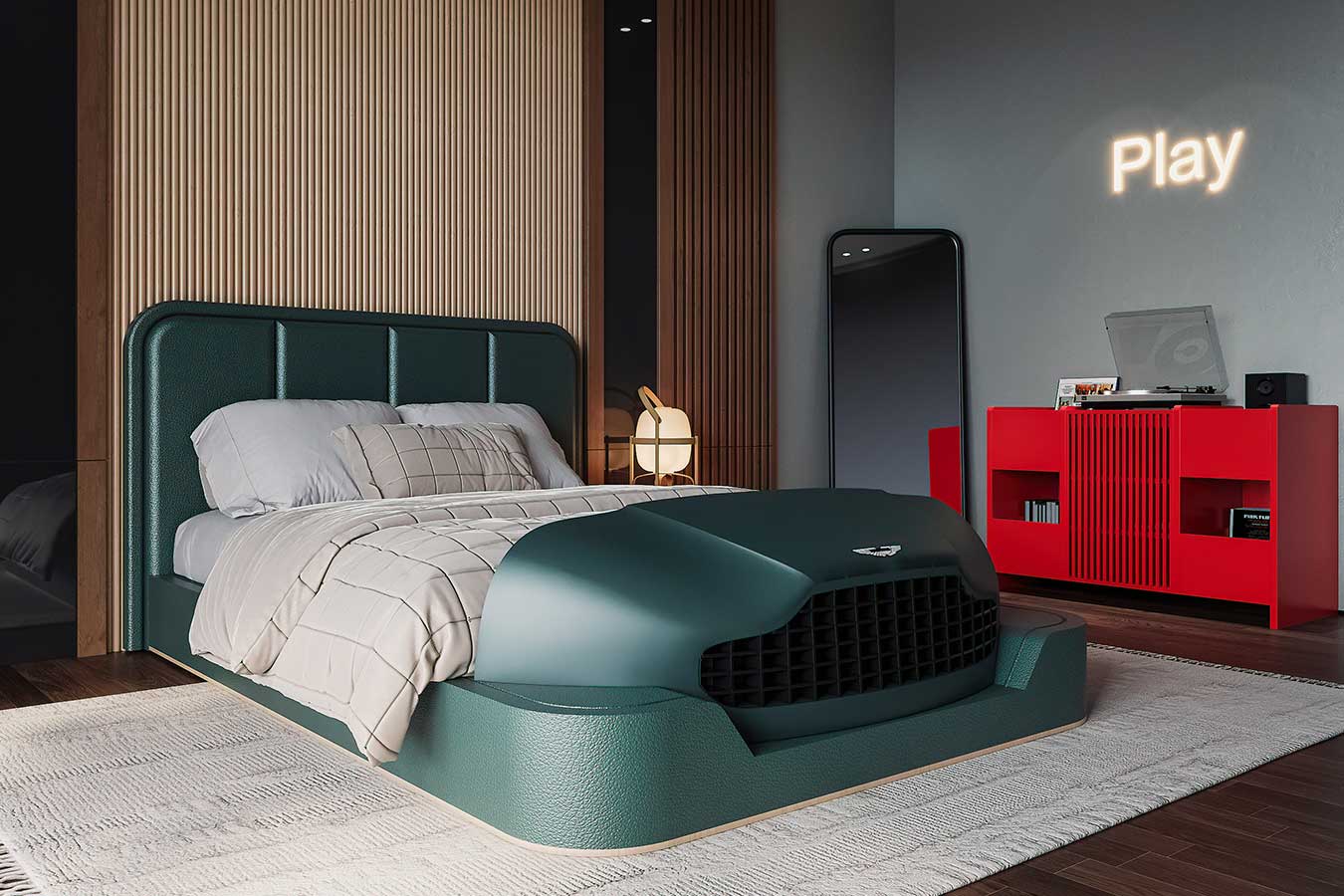 تخت خواب نوجوان استون مارتین