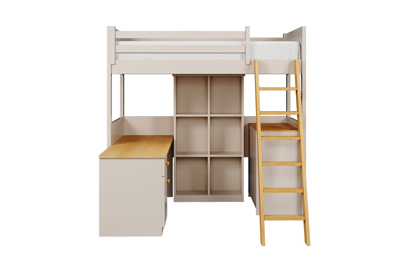 تخت دژ با نردبان چوبی