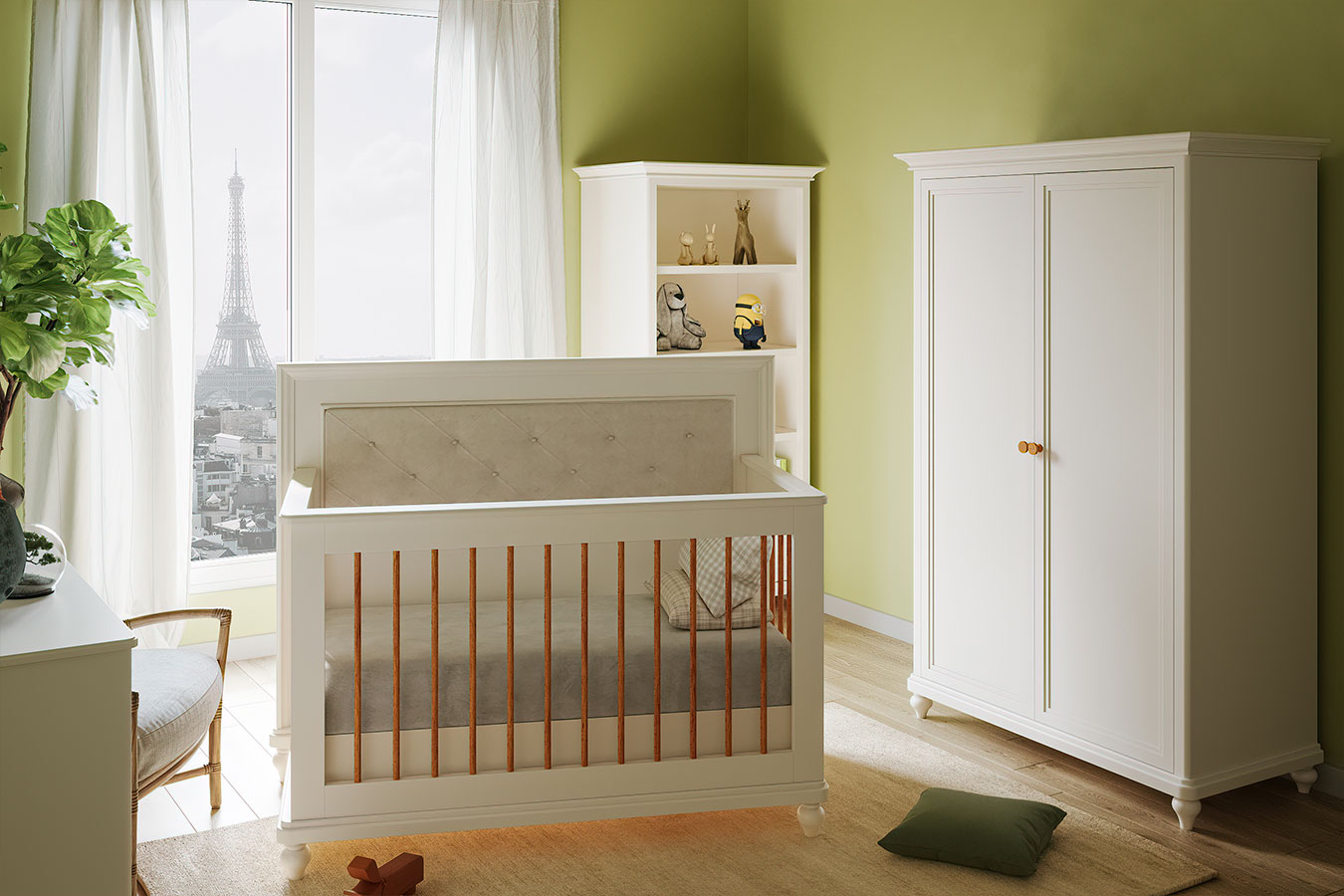 تخت خواب نوزاد بدون آسانسور جورجیا