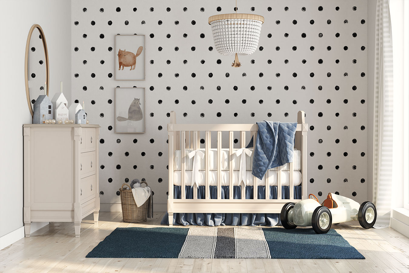 تخت خواب نوزاد آسانسوری الینو